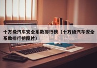 十万级汽车安全系数排行榜（十万级汽车安全系数排行榜图片）